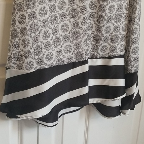 Peter Som Sleeveless Mixed Pattern Shift Dress - Picture 4 of 10